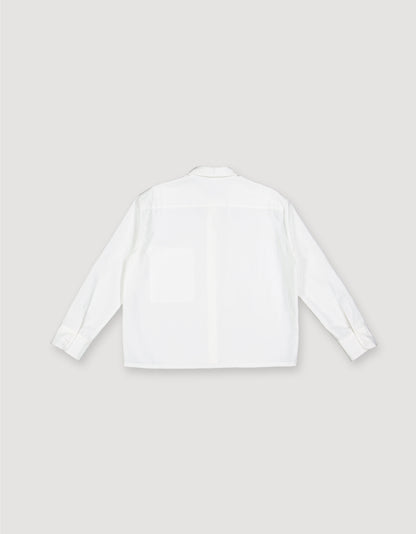 CROPPED TWILL SHIRT